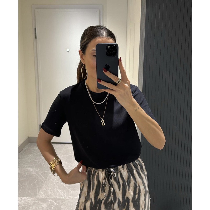 Basic marškinėliai su petukais