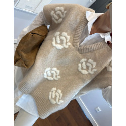 Marškiniai su megzta liemene