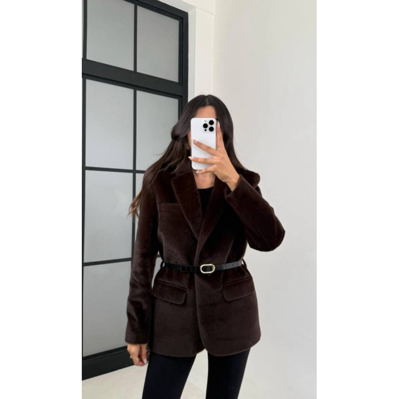 Švarkas su dirželiu