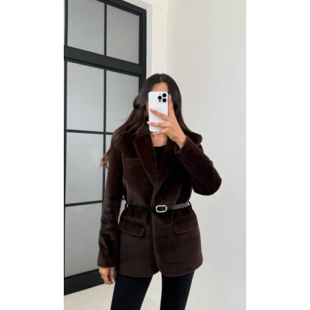 Švarkas su dirželiu